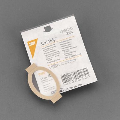 Bx/25  Closure Skin Strips Laparoscopic  6 X 4.8Cm