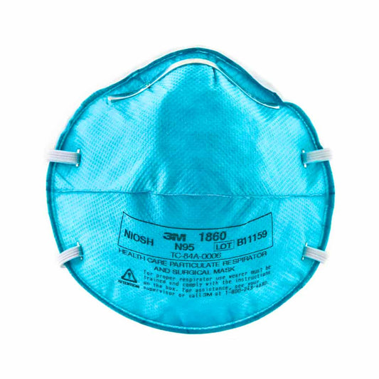 3M™ N95 Particulate Healthcare Respirator, 1860, Size: Standard (Box of 20)