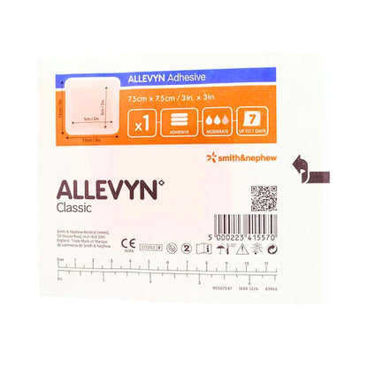 Dressing Adhesive Allevyn 3"x3" - Smith & Nephew 66020043