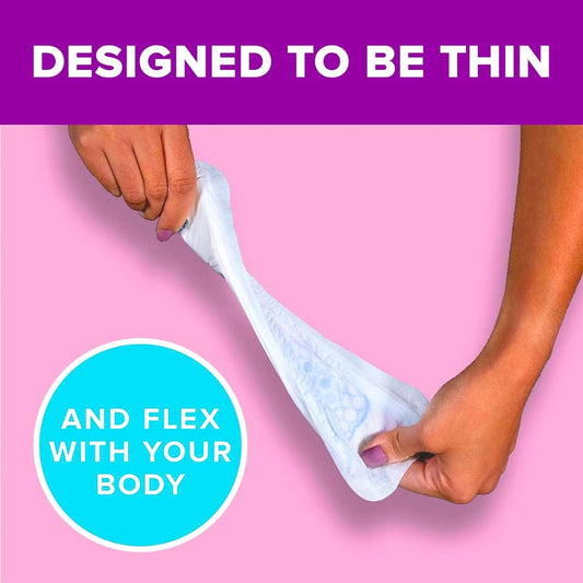 Poise Ultra Thin Regular Length Incontinence & Postpartum Pads -Maximum Absorbency - 36 Count�