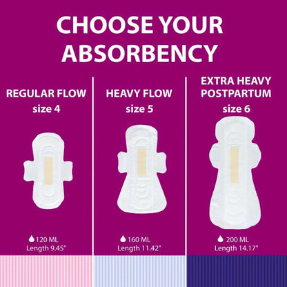 ECO-Certified Overnight/Postpartum Pads