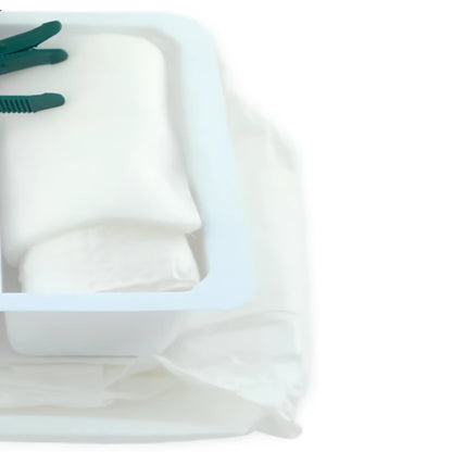 Dressing Tray w/Gauze, Instruments & Towel, Wrapped