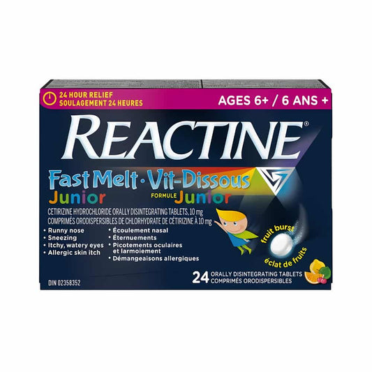 Children's Fast Melt 24 Hour Allergy Relief 10 mg