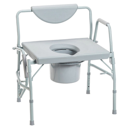 Drive Deluxe Bariatric Drop-Arm Commode