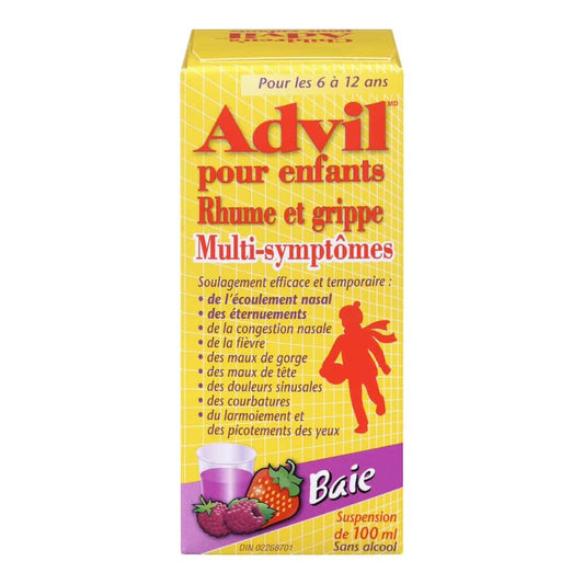 Children's Advil Cold & Flu Multi-Symptom Suspension - 100ml