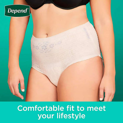 Depend Fresh Protection Female Incontinence Underwear - Maximum Absorbency - Medium - 76 Count