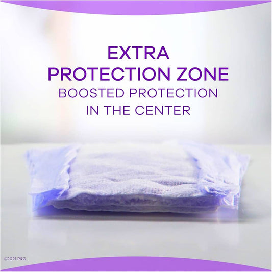 Discreet Moderate Long Incontinence Pads, 54 Count