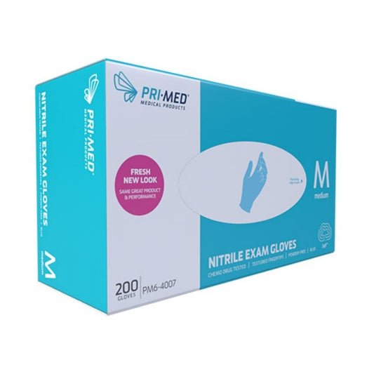 PRIMED® Soft Nitrile Exam Gloves, Small (Case 2000 pcs)