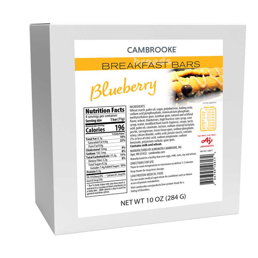Cambrooke Blueberry Breakfast Bars *S/O