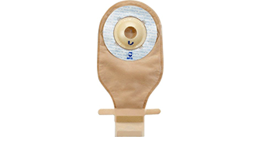 Ultramax 1-Piece Drainable Pouch W/ Aquatack, Pre-Cut 1 1/8 W/ Shallow Convexity, Opaque - Box Of 5