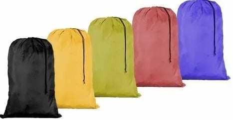 Ea/1 Laundry Hamper Bag 30" X 40" Mesh With Drawcoard & I.D Patch, Yellow