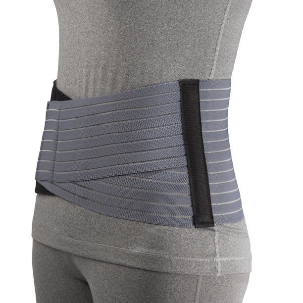 Ea/1 Otc Petite Medium Lightweight Lumbosacral Support 2Xl (45-48") 7" Back 4 1/2" Front Ribbed-Elastic White W/ Flexible Stays