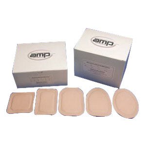 Amptach 2 1/2 In X 3 3/4in Dressing Rectangle 1 1/8in Hole....Non Returnable. - Box Of 50