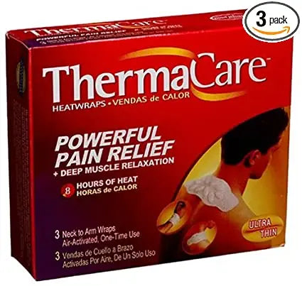 Thermacare Air Activated Heat Wraps, Neck & Arm (Non-Returnable) - Box Of 3