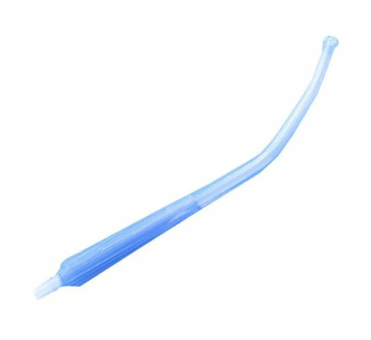 Cs/50 Yankauer Suction Handle Standard Bulb Tip W/O Control Vent Sterile Clear