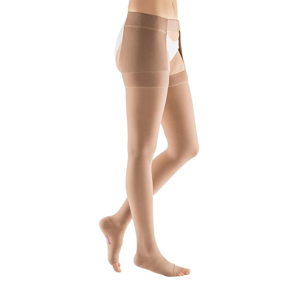 Thigh high waist attachment