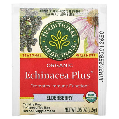 Traditional Tea Echinacea Plus Elderberry Tea - 16's