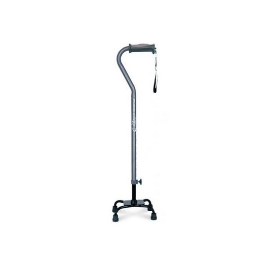 Airgo Comfort-Plus Adjustable Quad Cane - Charcoal