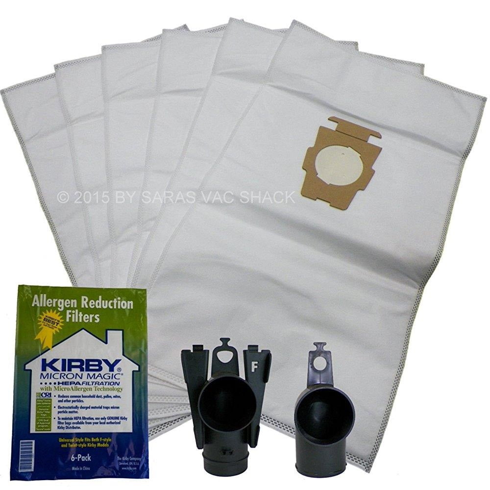 6 Kirby Vacuum Cleaner Bags Hepa Cloth Sentria II F Style Micron Magic (1)