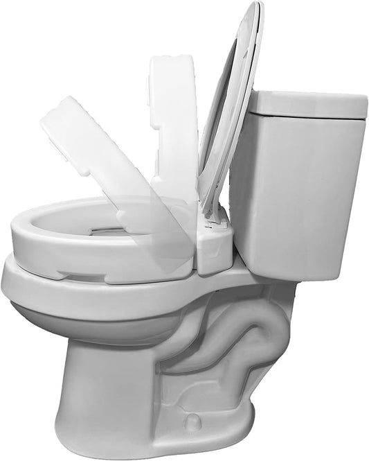 Carex Flip Up Raised Toilet Seat
