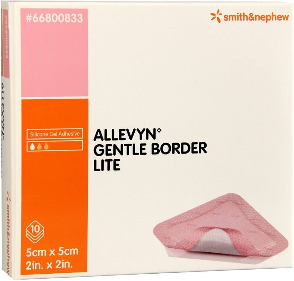 Smith & Nephew Smith And Nephew Allevyn Gentle 2X2" - Box of 10 - Model 66800255
