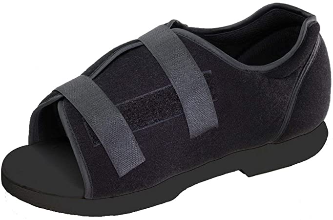 Ea/1 Otc Maximum Soft Top Post-Op Shoe Men'S (11 1/2 - 14) Semi-Rigid Sole & Adjustable Straps Left Or Right Foot
