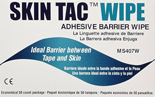 Skin Tac Adhesive Barrier Wipes, 50 Count