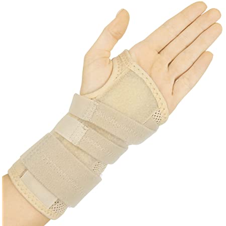 Ea/1 Silver Label Soft Fit Suede Wrist Support Xl (Fits Over 7 1/2), Left, Beige
