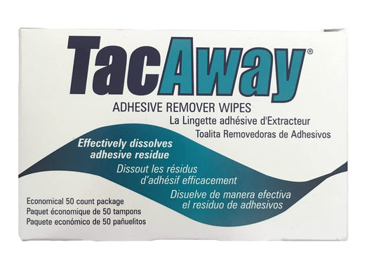 Torbot Adhesive Remover Wipe, 50 Count, Non-Acetone, Unscented, For Non-Porous Surfaces