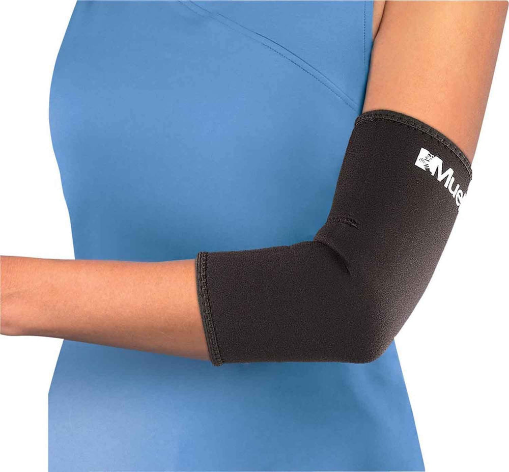 Ea/1 Elbow Sleeve With  Strap Charcoal X-Large