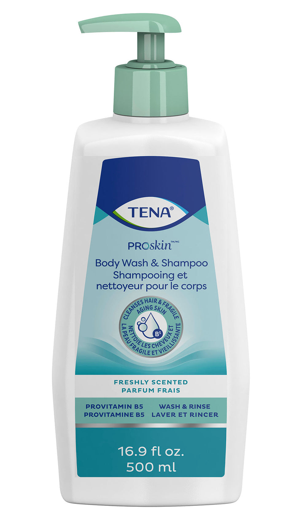TENA Body Wash & Shampoo Freshly scented