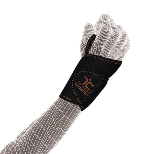COPPER TC WRIST COMPRESSION WRAP (UNIVERSAL)