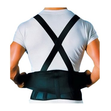 Ea/1 Industrial Belt Med Suppport No Suspenders Black, Medium