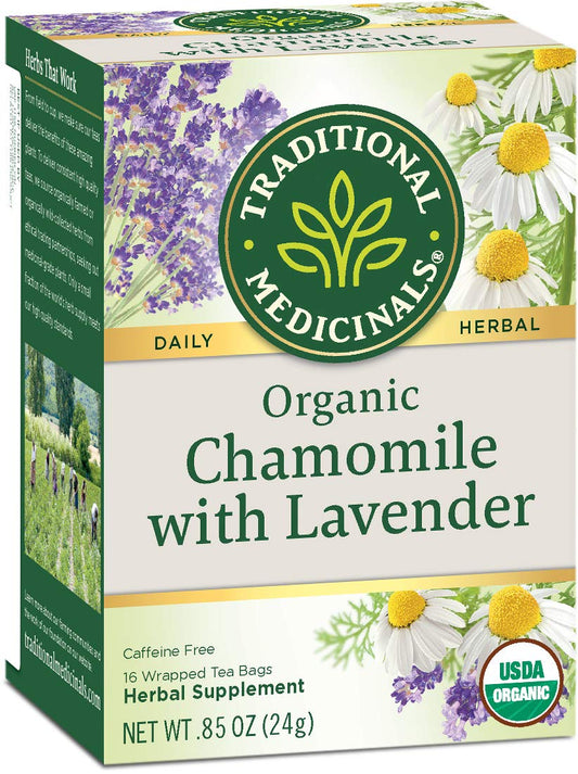 Traditional Medicinals Organic Tea - Chamomile and Lavender - 16's