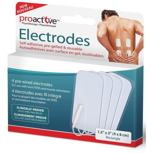 Proactive Self Adhesive Pre-Gelled Rectangle Electrodes