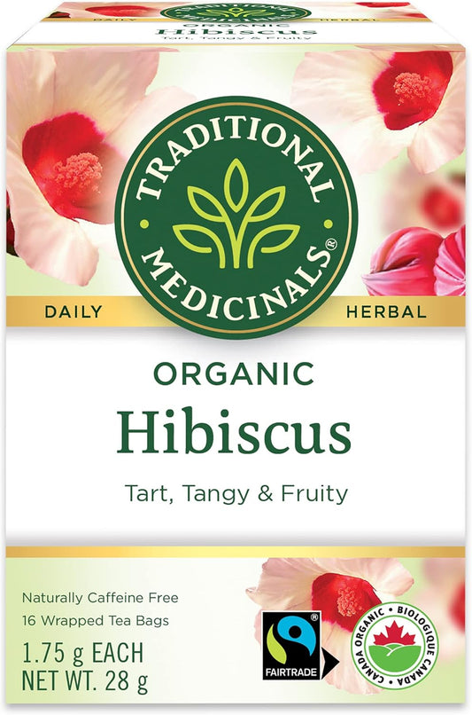 Traditional Medicinals Tea Bags - Organic Hibiscus - 16 x 1.75g