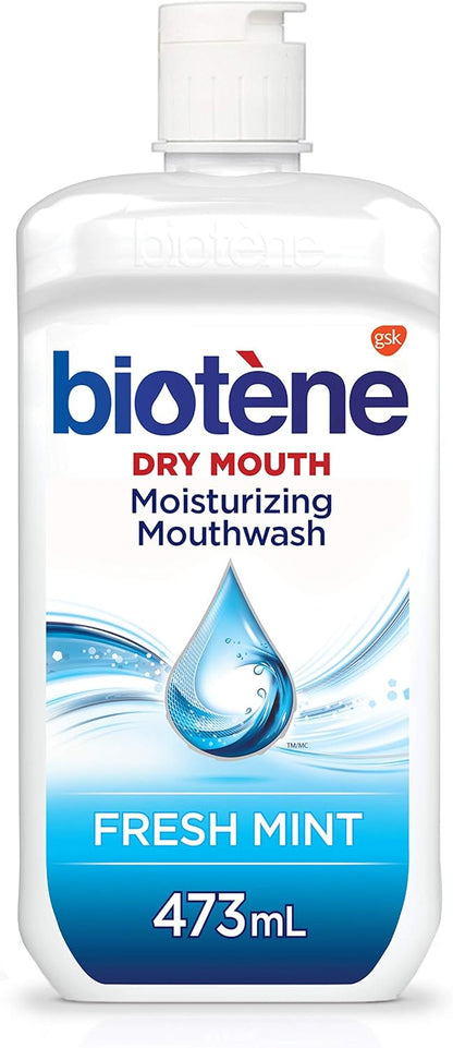 Biotene Dry Mouth Moisturizing Mouthwash, 473 mL Fresh Mint