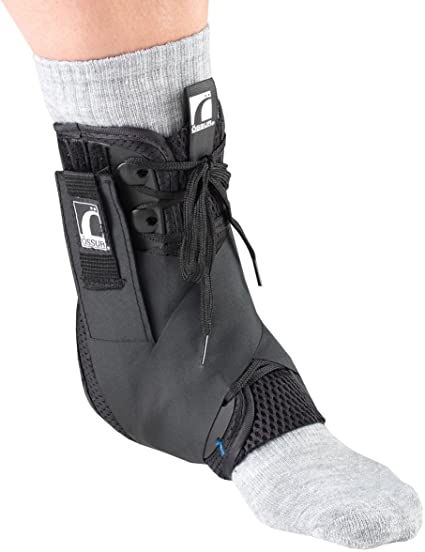 Ea/1 Otc Maximum Ankle Stabilizer W/ Exoskeleton & Straps Medium Men(9 1/2 - 11) Women(10 1/2 - 12)
