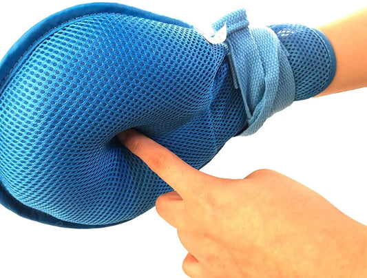 Pkg/2 Finger Control Mitts, Adult Size