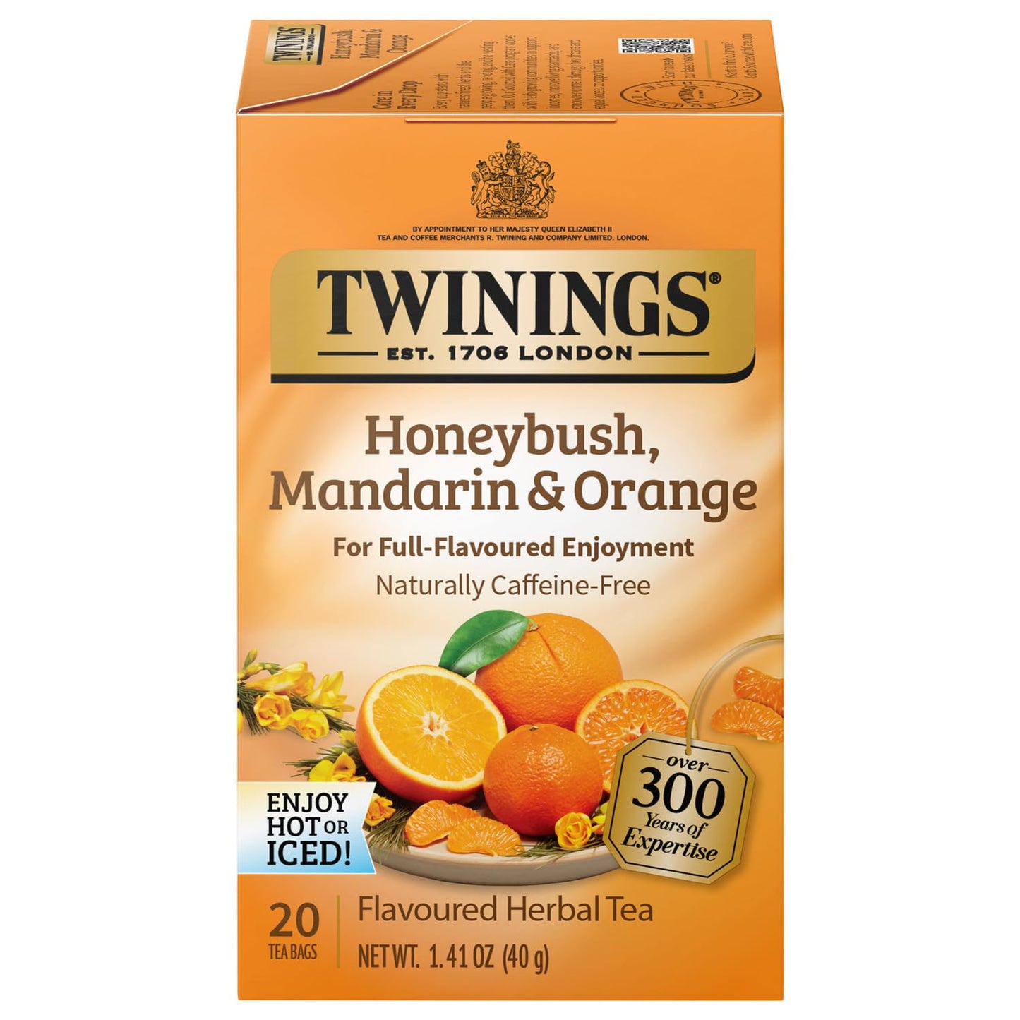 Twinings Herbal Tea - Honeybush, Mandarin & Orange - 20's