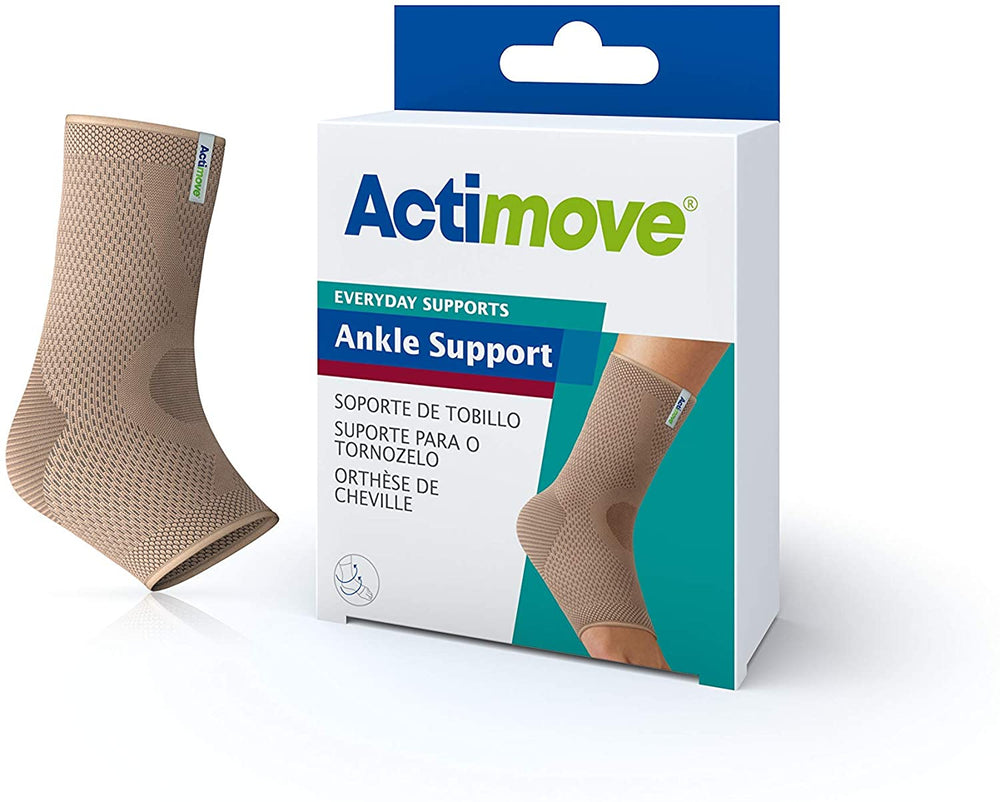Ea/1 Actimove Arthritis Pain Relief Support, Ankle, Xl, Beige