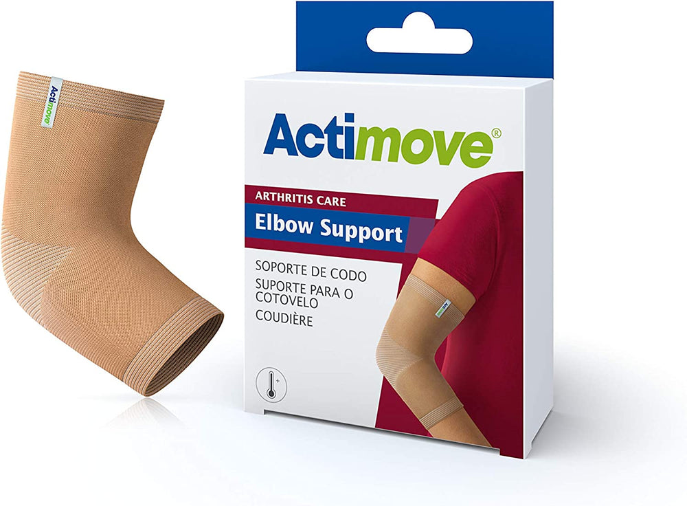 Ea/1 Actimove Arthritis Pain Relief Elbow Support Lg, Beige