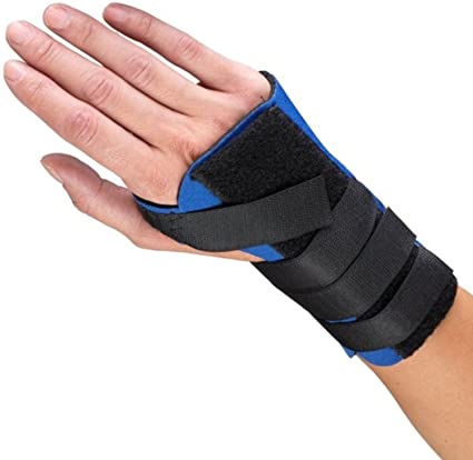Ea/1 Champion Neoprene Maximum Cock-Up Wrist Splint Xl (8 1/2 - 10") Right-Side W/ Two Removable Metal Splints