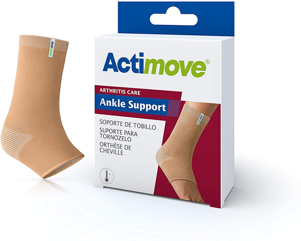 Ea/1 Actimove Arthritis Pain Relief Support, Ankle, Sm, Beige