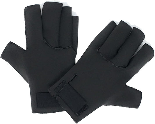 Pr/1 Otc Arthritis Gloves Neoprene Black Xs (6 1/2 - 7") Retains Heat W/ Interior Lining Unisex Latex-Free