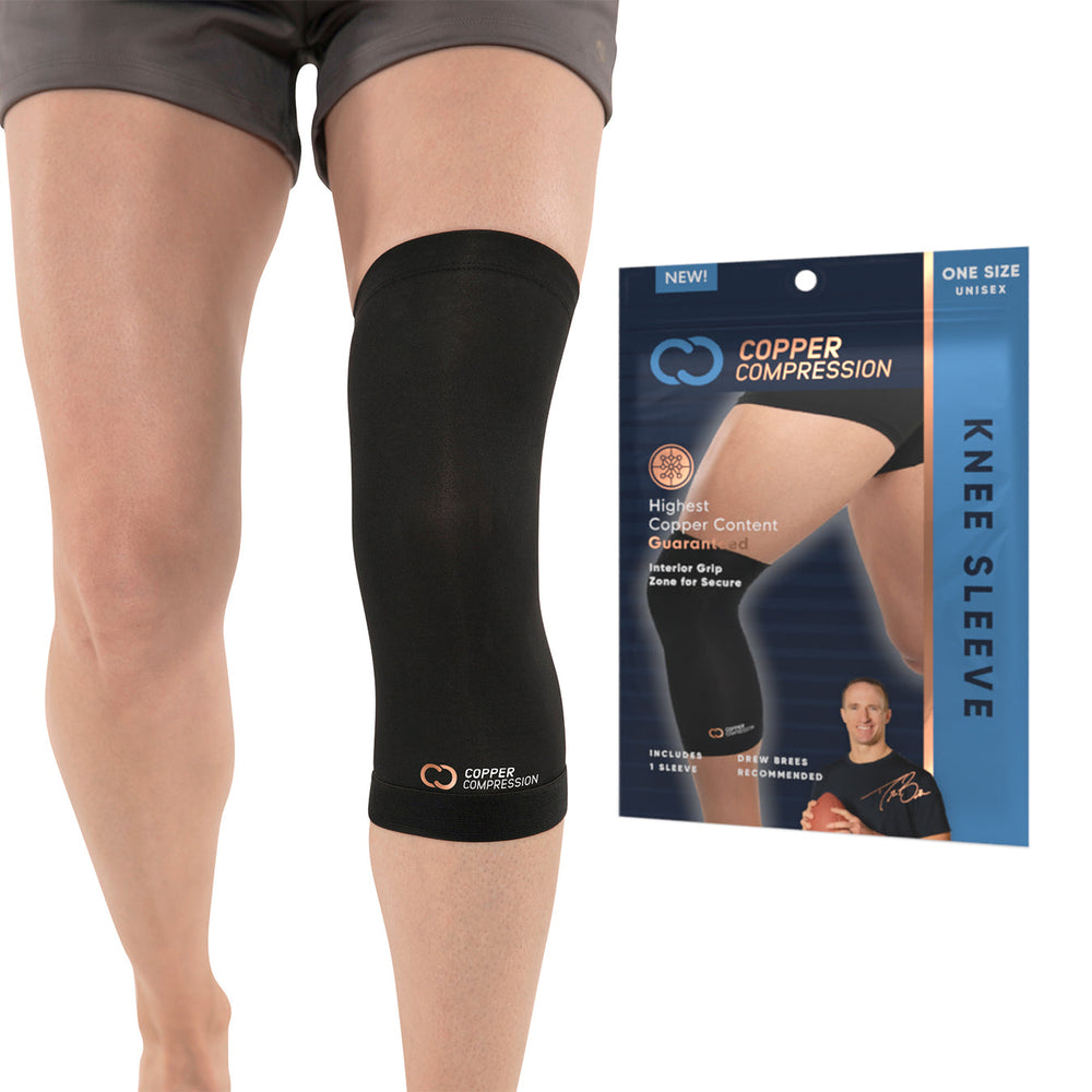 Ea/1 Champion Neoprene Minimum Knee Support W/ Open Patella 4Xl (21 - 24") Black 4-Way Stretch