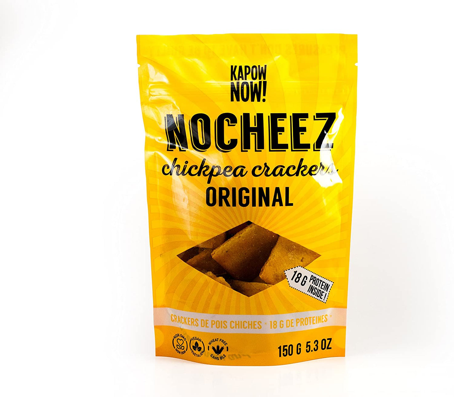 Kapow Now!: NoCheez Chickpea Cracker Original