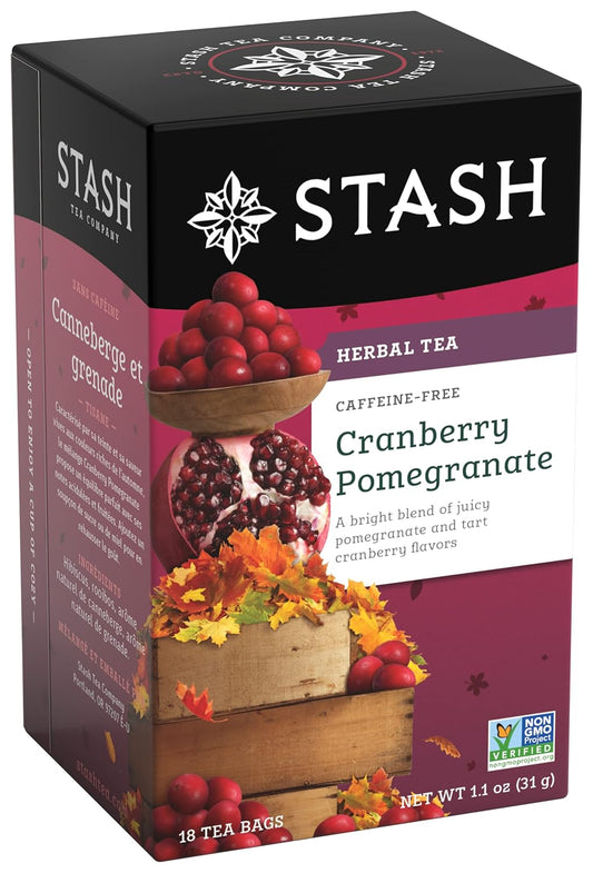 Stash Caffeine-Free Herbal Tea - Cranberry Pomegranate - 18s