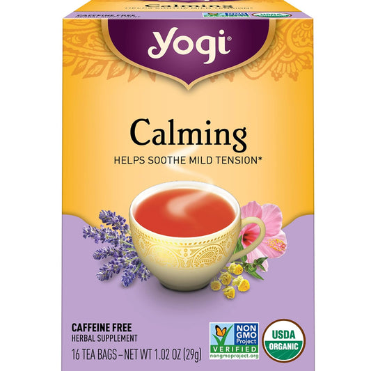 Yogi Caffeine Free Herbal Tea Bags - Calming - 16's