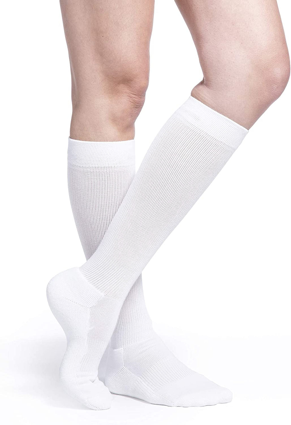 Womens Cushioned Cotton Knee High 20-30mmHg
